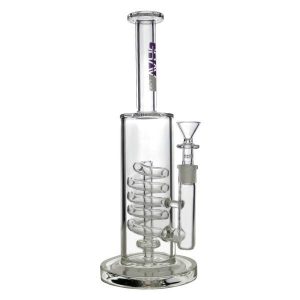 GRAV Coil Showerhead Water Pipe - 12"